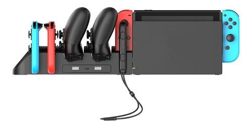 Cargador Base Nintendo Switch Ipega 6 En 1